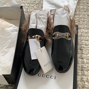 Gucci Fur-Lined Slipper